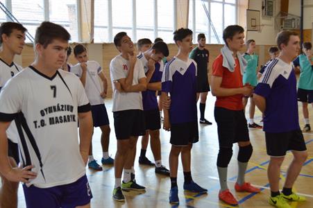 Gymnázium - Turnaj v malé kopané O putovní pohár starosty města Velké Pavlovice