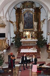 Novoroční koncert Tria Eliška, Jitka & Jan v kostele Nanebevzetí Panny Marie