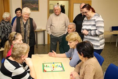 Klub důchodců * Turnaj ve hře Člověče nezlob se