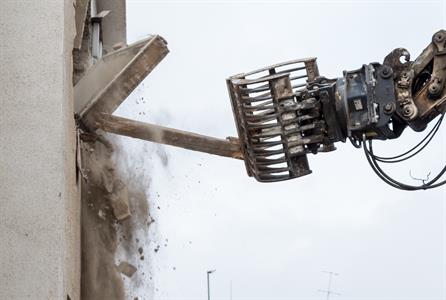 Město Velké Pavlovice * Demolice budovy kina