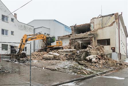 Město Velké Pavlovice * Demolice budovy kina