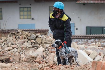 Město Velké Pavlovice * Záchranáři a jejich psi využili sutiny kina ke cvičení