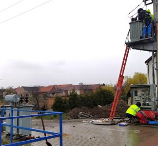 Město Velké Pavlovice * Výměna transformátoru na ulici U Zastávky