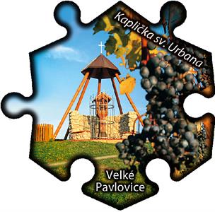 Turistické informační centrum * PUZZLE MAGNETKY edice SESTAV SI SVŮJ SVĚT z Velkých Pavlovic