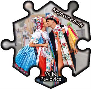 Turistické informační centrum * PUZZLE MAGNETKY edice SESTAV SI SVŮJ SVĚT z Velkých Pavlovic