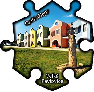 Turistické informační centrum * PUZZLE MAGNETKY edice SESTAV SI SVŮJ SVĚT z Velkých Pavlovic