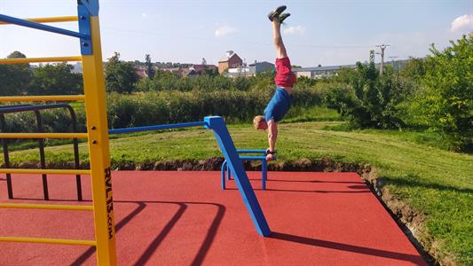 Město Velké Pavlovice * Nové WORKOUT hřiště u lesoparku