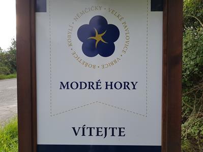 Modré Hory * Nový informační systém a uvítací tabule