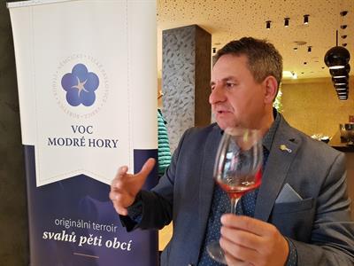 Modré Hory * Moravský sommelier Libor Nazrčuk na semináři asociace sommelierů v Brně