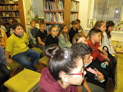 Městská knihovna * Beseda pro žáky 5.A třídy Základní školy Velké Pavlovice