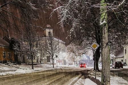 Město Velké Pavlovice * Pod sněhovou peřinou