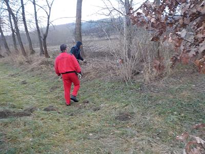 Služby města * Údržba krajiny v lokalitě biocentra Zahájka