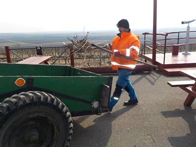 Služby města * Jarní údržba zeleně a veřejných prostranství