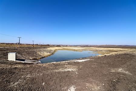 Město Velké Pavlovice * Rybník v novém biocentru Záblatská čeká na vodu