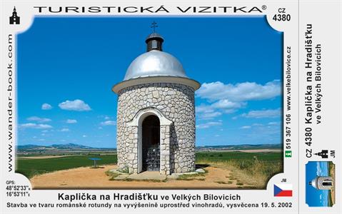 TIC * Zahájení prodeje Turistických vizitek z Velkých Bílovic na velkopavlovickém TIC