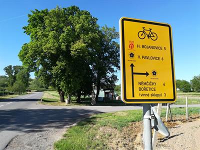 Město Velké Pavlovice * Nové cykloturistické orientační mapy města Velké Pavlovice