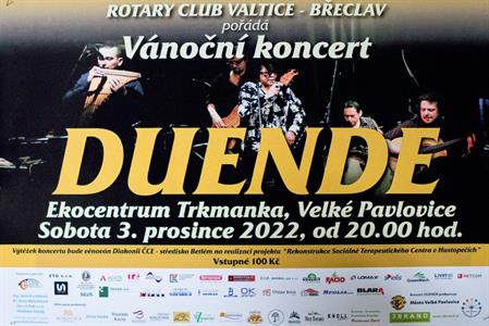 Kulturní dění * Charitativní vánoční koncert DUENDE