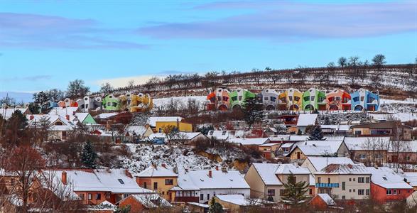 Město Velké Pavlovice * Zasněžené zimní fotografie města