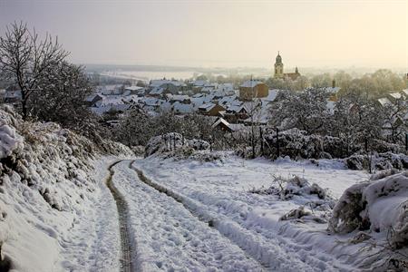 Město Velké Pavlovice * Zasněžené zimní fotografie města