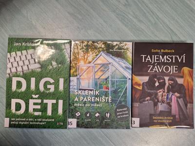 Městská knihovna * Dubnové knižní novinky v Městské knihovně Velké Pavlovice