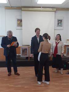 Gymnázium * Účast na přehlídce ARS Poetica - Puškinův památník, 57. ročník soutěže