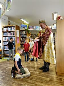 Městská knihovna * Pasování na čtenáře * 1.A