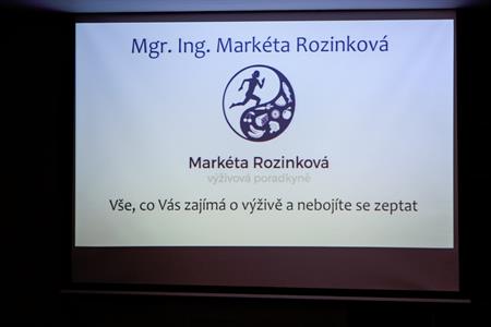Projekt JAK RELATIVNÍ JE STÁŘÍ * Přednáška o zdravé výživě s Mgr. Ing. Markétou Rozinkovou
