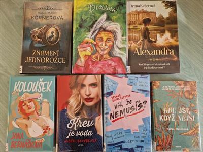 Knihovna * Záříjová velká nálož především české beletrie