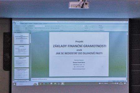 Akce pro seniory * Přednáška na téma Finanční gramotnost