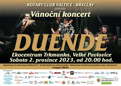 Kulturní dění * Charitativní vánoční koncert DUENDE