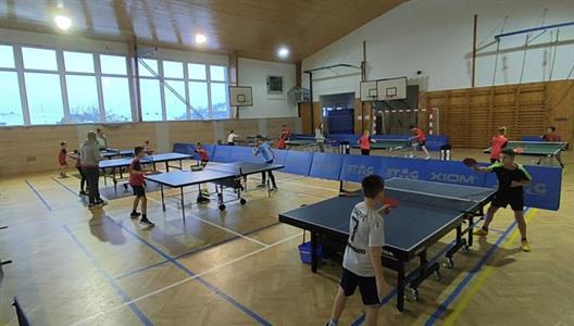 Sport * Předvánoční víkendový kemp stolního tenisu v ZŠ Velké Pavlovice