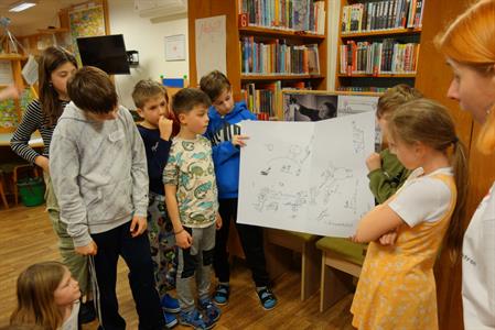 Městská knihovna * Noc s Andersenem na téma Dobrodružné cesty Petra Síse