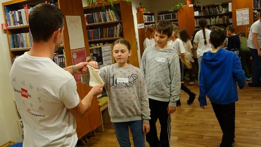 Městská knihovna * Noc s Andersenem na téma Dobrodružné cesty Petra Síse