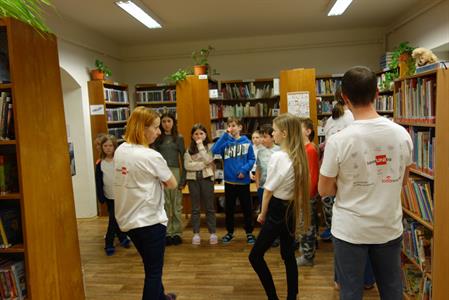 Městská knihovna * Noc s Andersenem na téma Dobrodružné cesty Petra Síse