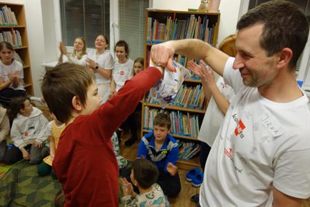 Městská knihovna * Noc s Andersenem na téma Dobrodružné cesty Petra Síse