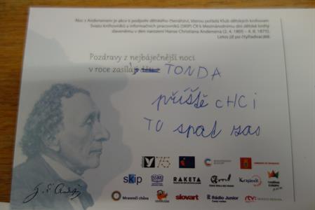 Městská knihovna * Noc s Andersenem na téma Dobrodružné cesty Petra Síse