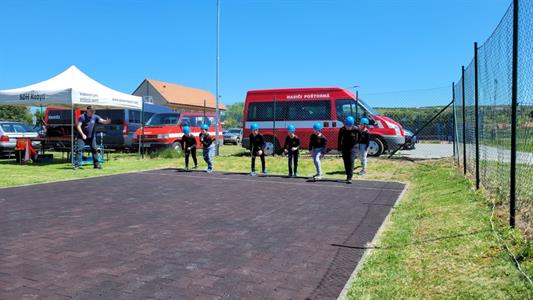 SDH * Soutěže mladých hasičů v požárním útoku ve Velkých Pavlovicích a v Kobylí