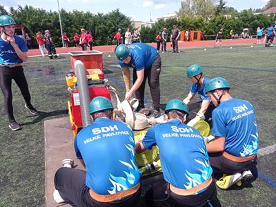 SDH * Krajské kolo soutěže v požárním útoku ve Vyškově, dorostenci