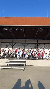 Kultura & folklor * Finálovém klání dětských verbířů na národní přehlídce dětského verbuňku - Mezinárodní dětský festival Kunovské léto