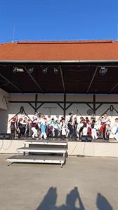 Kultura & folklor * Finálovém klání dětských verbířů na národní přehlídce dětského verbuňku - Mezinárodní dětský festival Kunovské léto