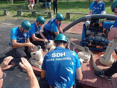 SDH * Soutěž v požárním útoku v Moutnicích
