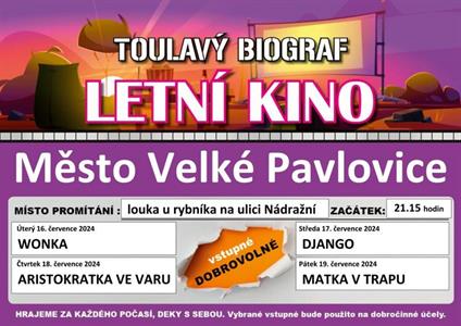 Kulturní život * Toulavý biograf po roce ve Velkých Pavlovicích