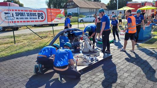 SDH * Soutěž v požárním útoku v Kobylí