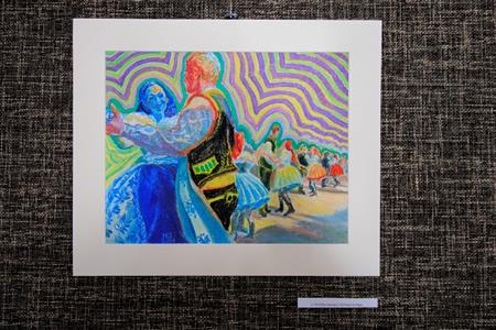 Kultura & folklor * Výstava obrazů s hodovní a folklorní tematikou Michaela Shenga, umělce žijícího v New Yorku