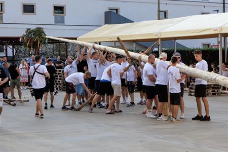 Folklor & tradice * VELKOPAVLOVICKÉ KROJOVANÉ HODY 2024 * Stavění hodovní máje