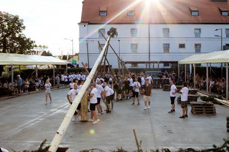 Folklor & tradice * VELKOPAVLOVICKÉ KROJOVANÉ HODY 2024 * Stavění hodovní máje