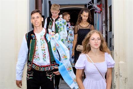 Folklor & tradice * VELKOPAVLOVICKÉ KROJOVANÉ HODY 2024 * Nedělní mše svatá a povolení hodů starostou města