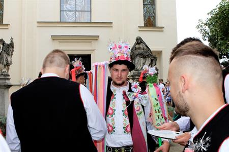 Folklor & tradice * VELKOPAVLOVICKÉ KROJOVANÉ HODY 2024 * Nedělní mše svatá a povolení hodů starostou města