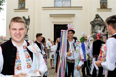 Folklor & tradice * VELKOPAVLOVICKÉ KROJOVANÉ HODY 2024 * Nedělní mše svatá a povolení hodů starostou města