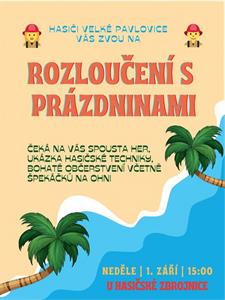 Rozloučení s prázdninami pod hasičskou taktovkou